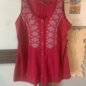 Prana embroidered tank top